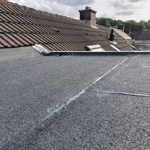 Nieuw plat dak gelegd in Winschoten Nieuw plat dak gelegd in Winschoten